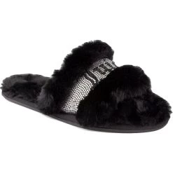 Bearpaw shop 17 Juicy Couture Gravity Womens Faux Fur Slip-On Slide Slippers