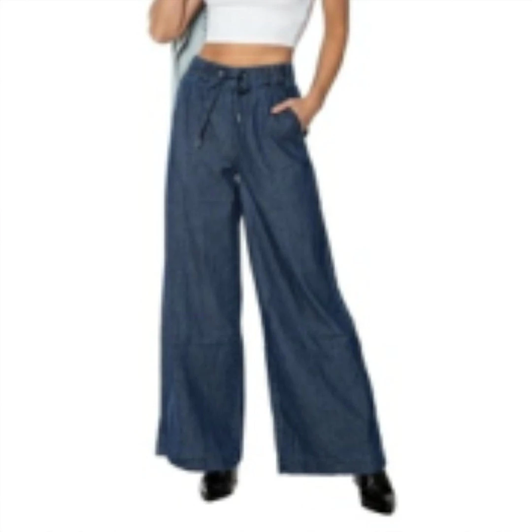 Juicy Couture women Wide Leg Pant in Denim 3 Juicy Couture women Wide Leg Pant in Denim