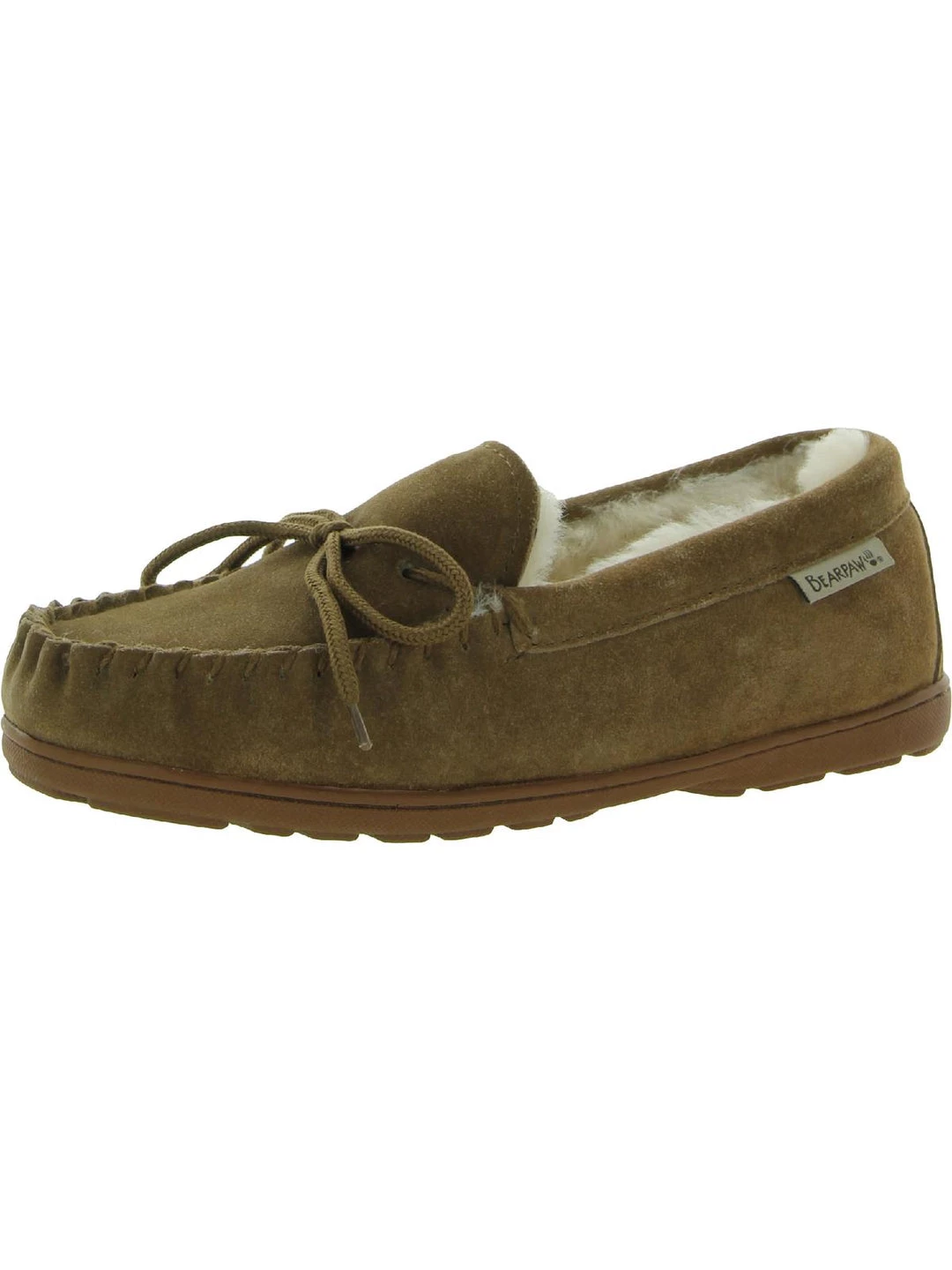 Bearpaw Mindy Womens Suede Slip On Moccasins 6 Bearpaw Mindy Womens Suede Slip On Moccasins - Image 4