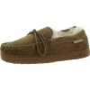 Bearpaw Moc Ii Wide Womens Suede Moc Toe Loafer Slippers