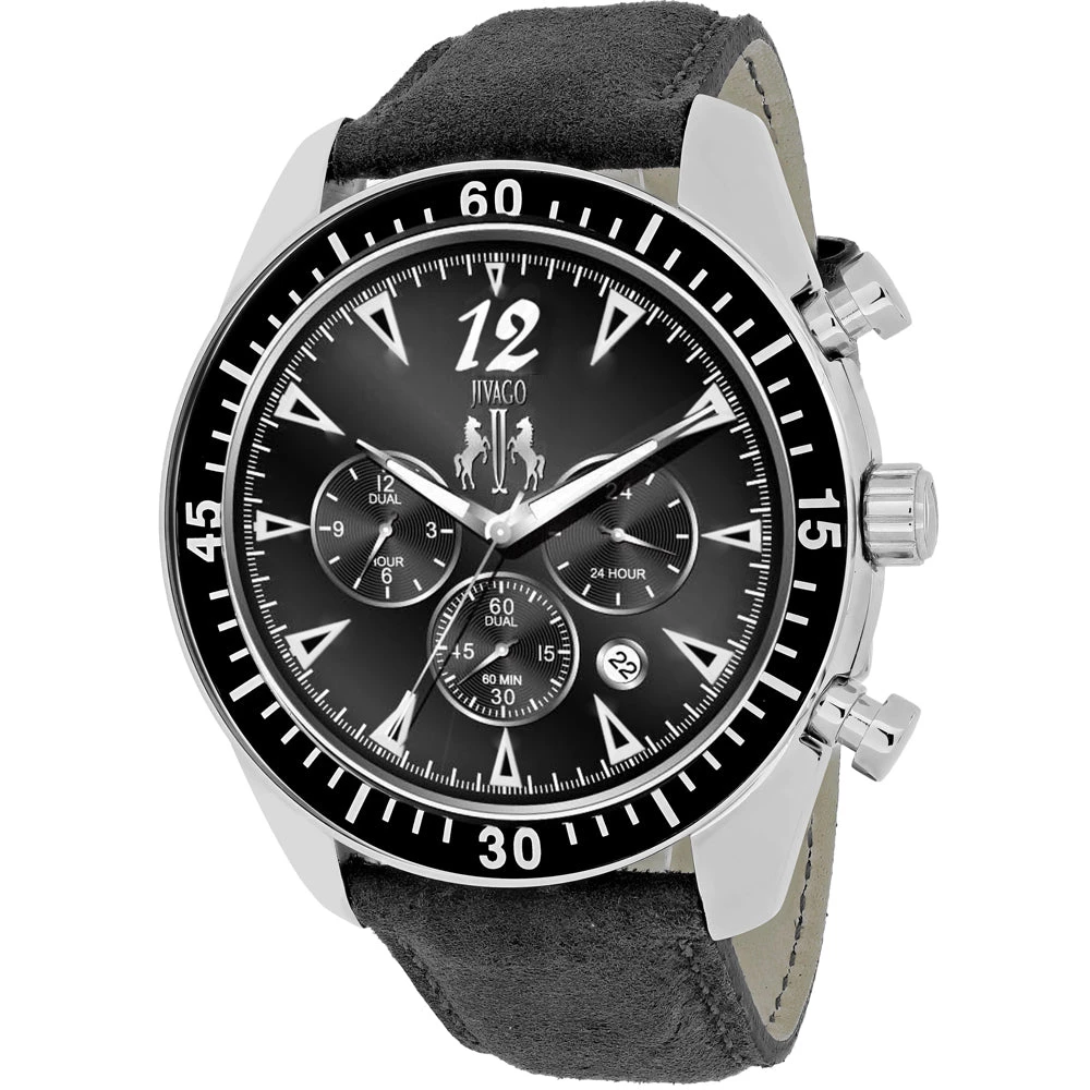 Jivago Men's Black dial Watch 3 Jivago Men's Black dial Watch
