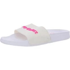 Juicy Couture Whimsey Womens Slip On Logo Pool Slides