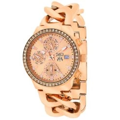 Jivago Women's Rose gold dial Watch