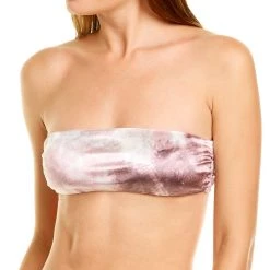 women PQ Swim Velour Bandeau Top