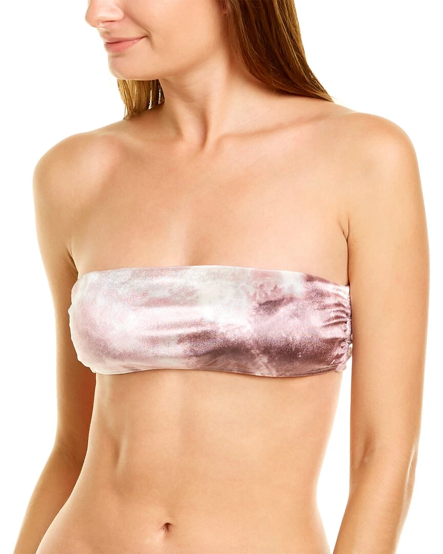 women PQ Swim Velour Bandeau Top 3 women PQ Swim Velour Bandeau Top