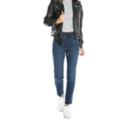 Juicy Couture women Straight Leg Denim Pant in Dark Wash