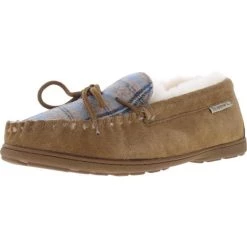 Bearpaw Mindy Womens Suede Slip On Moccasins
