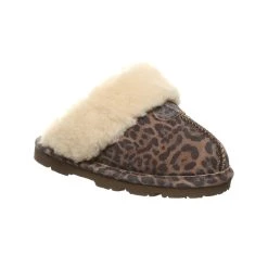 kids BEARPAW Loki Suede & Wool Slipper