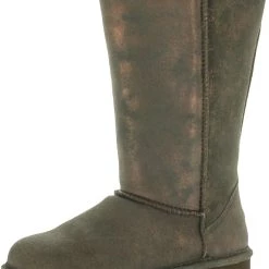 Bearpaw Elle Tall Womens Sheepskin Suede Winter Boots