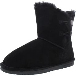 Bearpaw Rosaline Womens Suede Mid Sole Winter & Snow Boots