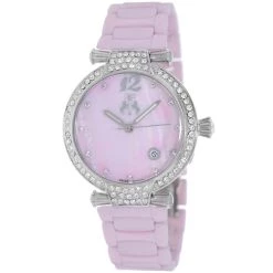 Jivago Women's Pink MOP dial Watch