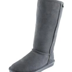 Bearpaw Emma Womens Suede Sheepskin/Wool Lined Casual Boots