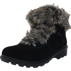 Bearpaw Serenity Womens Leather Faux Fur Lined Winter & Snow Boots