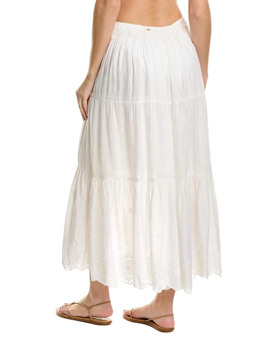 women PQ Swim Eyelet Midi Skirt 4 women PQ Swim Eyelet Midi Skirt - Image 2