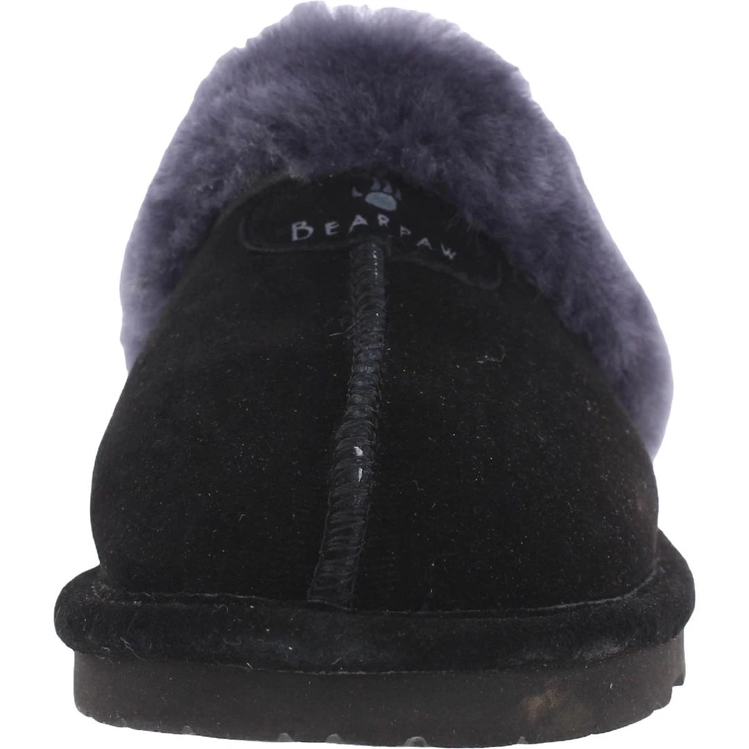 Bearpaw Loki Womens Suede Sheepskin Lined Scuff Slippers 5 Bearpaw Loki Womens Suede Sheepskin Lined Scuff Slippers - Image 3