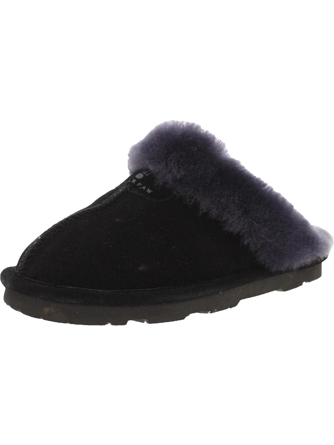 Bearpaw Loki Womens Suede Sheepskin Lined Scuff Slippers 3 Bearpaw Loki Womens Suede Sheepskin Lined Scuff Slippers