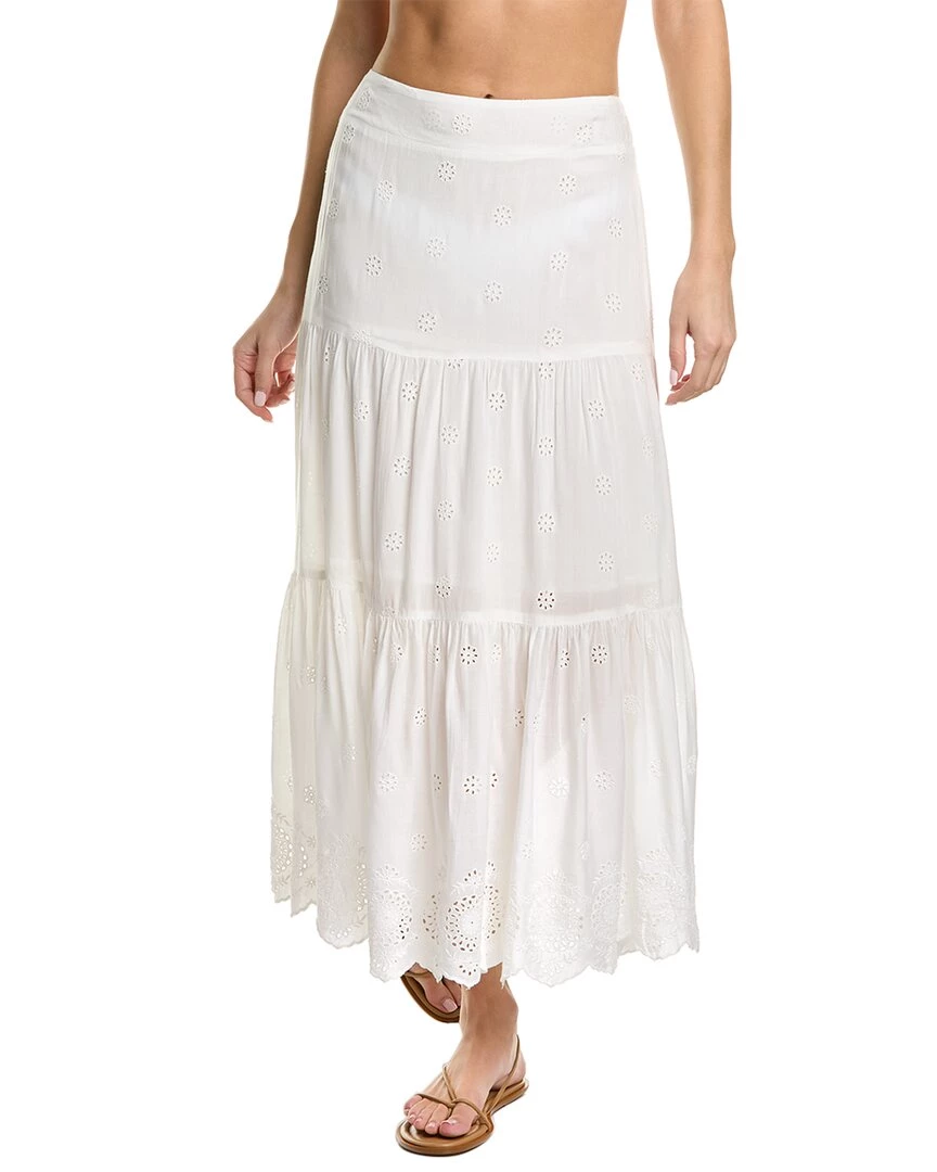 women PQ Swim Eyelet Midi Skirt 3 women PQ Swim Eyelet Midi Skirt